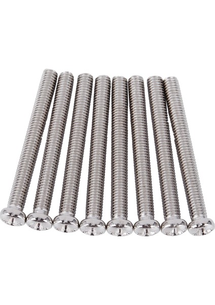 Adet M3X30MM Elektro Gitar Humbucker Pickup Yükseklik Ayarı Vidası ve Yaylar - Gümüş (Yurt Dışından) indirimleri