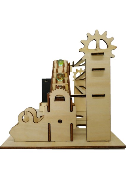 Çocuk Dıy El Yapımı Yapboz Ahşap 3D Üç Boyutlu Yapboz Parça Topu Yapboz Bulmaca (Yurt Dışından)