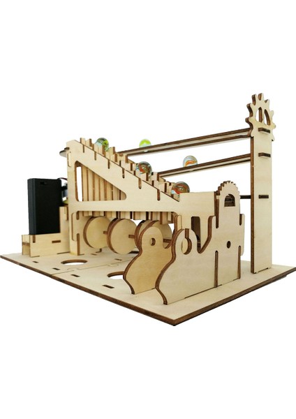 Çocuk Dıy El Yapımı Yapboz Ahşap 3D Üç Boyutlu Yapboz Parça Topu Yapboz Bulmaca (Yurt Dışından)