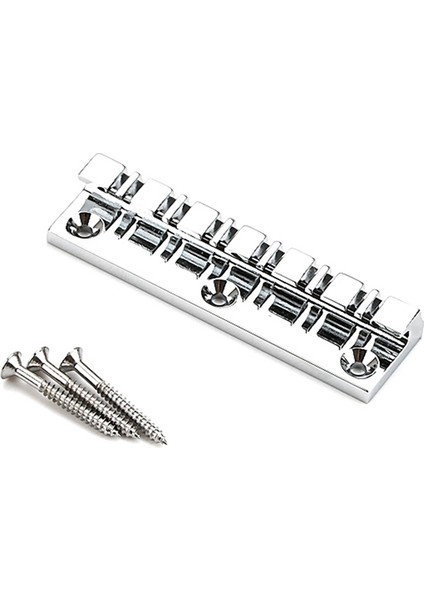 12 Strings Metal Gitar Köprüsü Elektro Gitar Aksesuarları Için Sabit Arp Köprü Dize (Yurt Dışından)