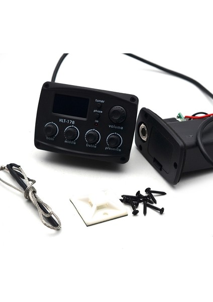 KLT-17B Dijital Işlem Tunerli Akustik Gitar Eq Preampı Tuner Gitar Alıcısı ile 3 Bant Eq Ekolayzır (Yurt Dışından)