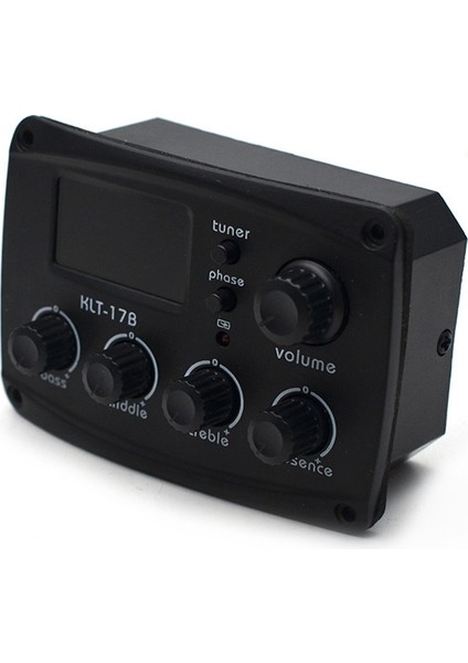 KLT-17B Dijital Işlem Tunerli Akustik Gitar Eq Preampı Tuner Gitar Alıcısı ile 3 Bant Eq Ekolayzır (Yurt Dışından)