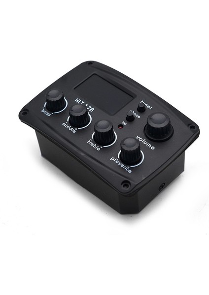 KLT-17B Dijital Işlem Tunerli Akustik Gitar Eq Preampı Tuner Gitar Alıcısı ile 3 Bant Eq Ekolayzır (Yurt Dışından)