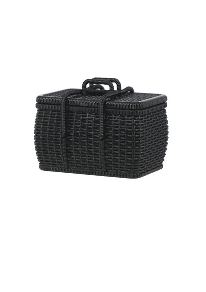 1/6 Dollhouse Modeli Mobilya Aksesuarları BJDOB11 Mini Örgülü Bambu Sepetleri/piknik Rattan Sepetleri, 4 (Yurt Dışından)