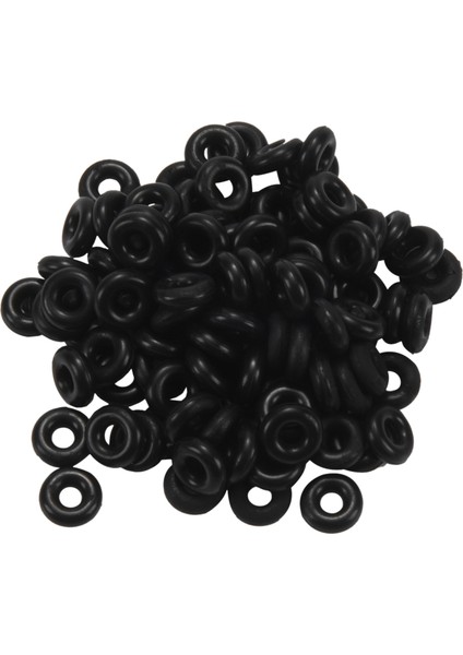 100 Adet Kauçuk Sazan Balıkçılık Terminali Mücadele Yuvarlak Balıkçılık O Yüzükler Kaymaz Stoper 6mm (Yurt Dışından)