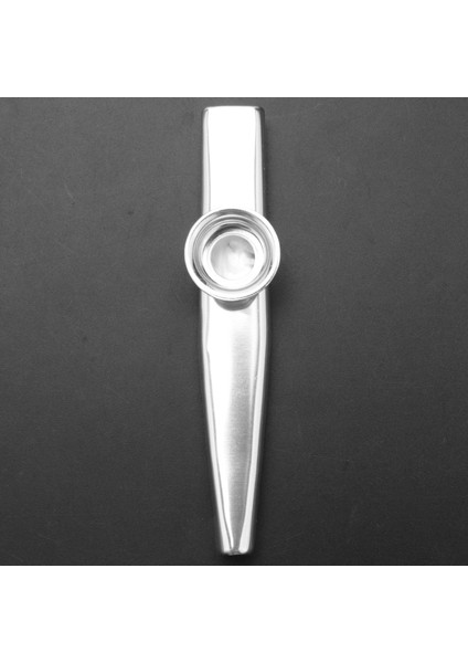 Kazoo Alüminyum Alaşımlı Metal 5 Adet Hediyeler Flüt Diyafram Çocuklar Için Müzik Severler-Gümüş (Yurt Dışından)