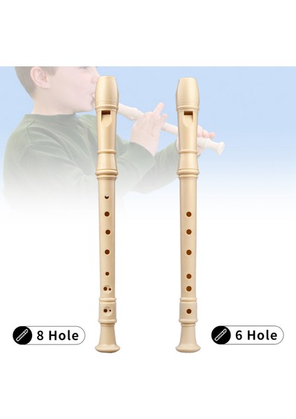 Soprano 8 Delik Descant Kaydedici Alman Tarzı Klarnet Flüt Instrumentos Musicai Flauta Öğrenci Başlangıç Için Uygun (Yurt Dışından)