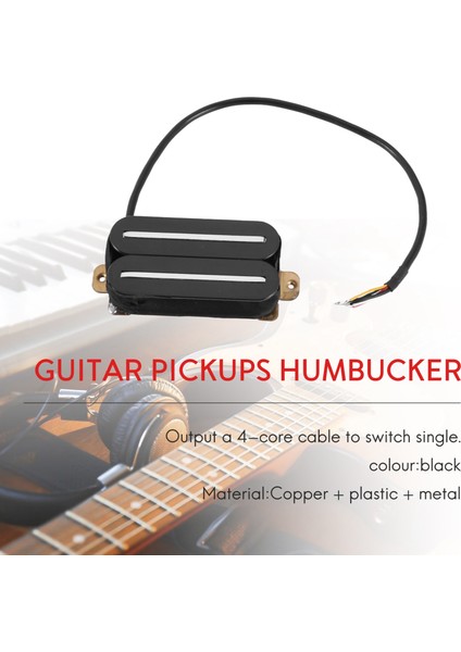 Yüksek Çıkışlı Pikap Çift Sıcak Raylı Humbucker Manyetikler Seramik Elektro Gitar Pikap Humbucker (Yurt Dışından)