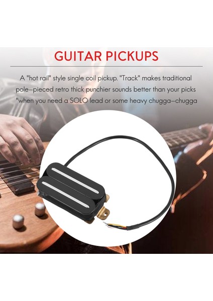 Yüksek Çıkışlı Pikap Çift Sıcak Raylı Humbucker Manyetikler Seramik Elektro Gitar Pikap Humbucker (Yurt Dışından)