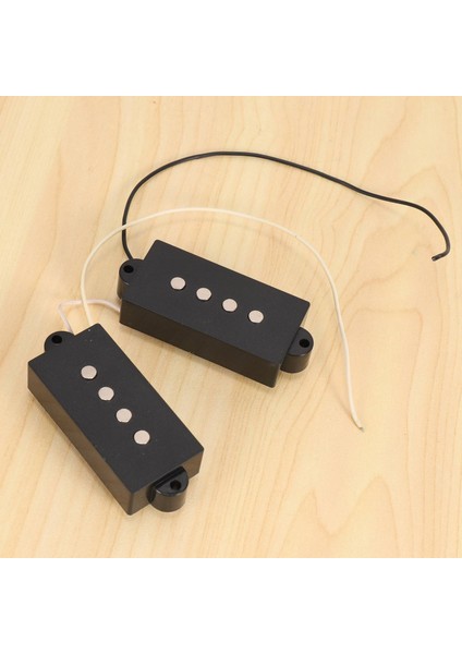 Pb P Bas Pikap Humbucker Pikap 4 Telli P Bas Yedek Bas Gitar Parçası, Siyah (Yurt Dışından)