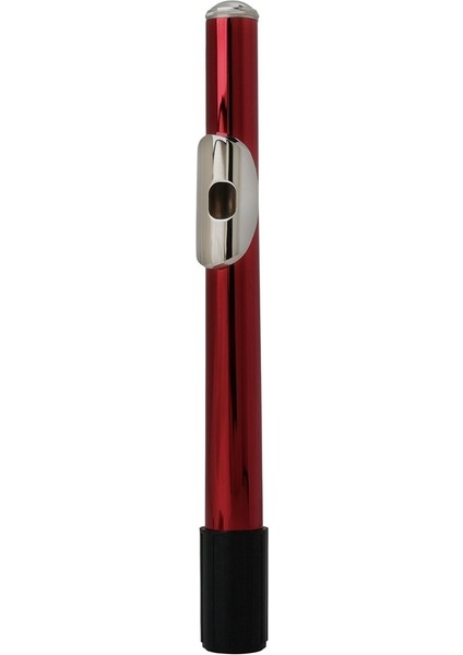 22.5 cm Nikel Kaplama Metal Flüt Kafa Ortak Headjoint Ağızlık Yedek Nefesli Enstrüman Aksesuarları, Kırmızı (Yurt Dışından)