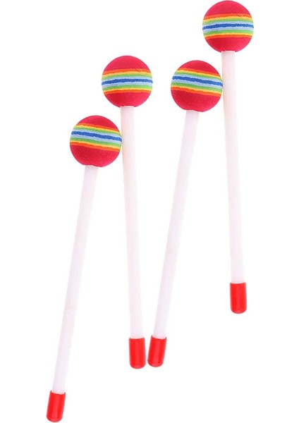 12 Adet Lolipop Davul Tokmak Sopa Yuvarlak Gökkuşağı Çekiç Vurmalı Sopa Sopa Çocuklar Için Çocuk Çekiç Müzikli Oyuncak (Yurt Dışından)