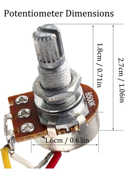 Lp Elektro Gitar Manyetikleri Kablo Demeti Kiti 2T2V 500K Tencere Çift Humbucker Gibson Les Pual Stil Gitar Değiştirmeleri Için Jack ile 3 Yollu Anahtar, Beyaz Kapak (Yurt Dışından) fiyatları