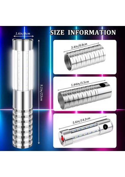 4 Adet LED Strobe Yeniden Kullanılabilir LED Işık Şarj Edilebilir Şampanya LED Şişe Servisi ve Şarj Cihazı, Abd Tak Gümüş (Yurt Dışından) modelleri