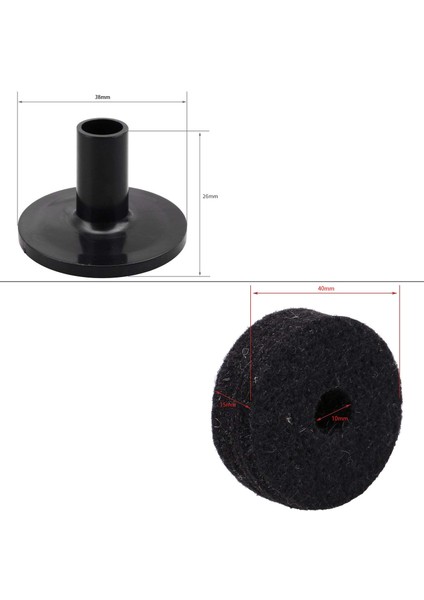 Bateri Aksesuarları Kiti: Zil Keçeleri, Zil Kılıfları, Kanat Somunları (Yurt Dışından) fiyatları