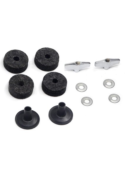 Bateri Aksesuarları Kiti: Zil Keçeleri, Zil Kılıfları, Kanat Somunları (Yurt Dışından) fırsatları