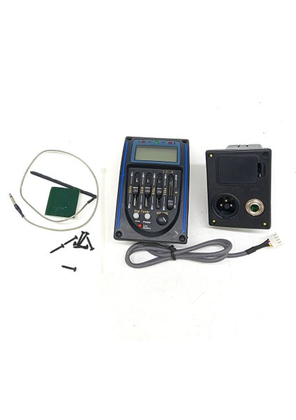 Tuner Piezo Pikap Gitar Pikap Halk Klasik Ahşap Gitar Pikap 4 Bölümlü Gitar Eq Lc-4 Pikap (Yurt Dışından)