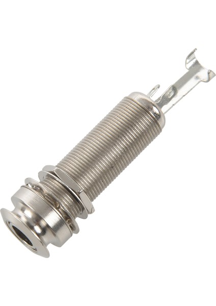 10 Adet Gitar Pikap Endpin Çıkış Jakı Nikel Askı Kilidi Krom (Yurt Dışından)