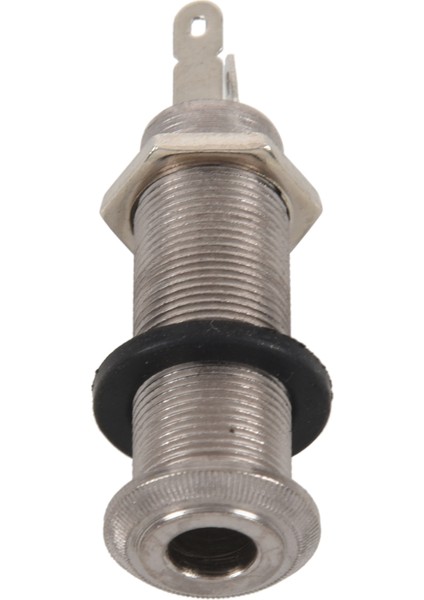 Elektro Gitar Jakı Krom Dişli Silindir Çıkış Giriş Jakı Fiş Soketleri 1/4 Inç Elektro Gitar Için (Yurt Dışından)