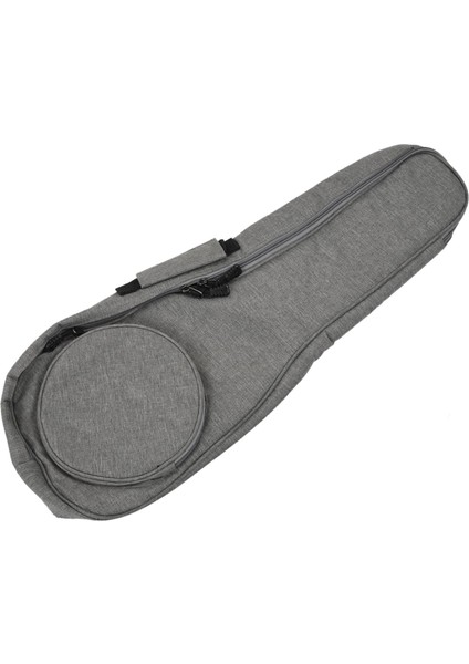 23 Inç Pamuk Ukulele Çantası Yumuşak Kılıf Gig Su Geçirmez Oxford Kumaş Ukulele Hawaii Dört Dize Gitar Sırt Çantası Gri (Yurt Dışından) fırsatları
