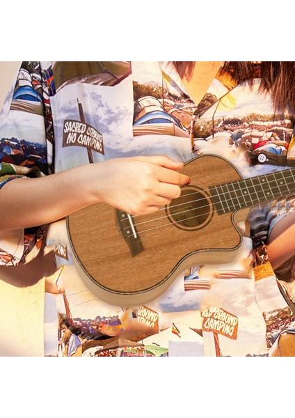 Tenor Akustik 26 Inç Ukulele 4 Telli Gitar Seyahat Ahşap Maun Müzik Enstrümanı (Yurt Dışından) modelleri