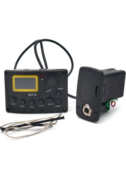 4 Bant Eq Ekolayzer Klt-3 Akustik Gitar Bas Eq Preamp Dijital Tuner Gitar Alıcısı ile (Yurt Dışından)