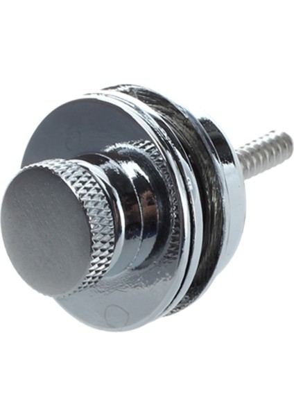 Elektro Gitar Için Düz Kafa Krom Askı Kilidi (Yurt Dışından)