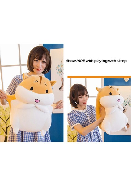 30 cm Hamster Bebek Hayvan Bebek Sevimli Kabarık Hamster Bebek Peluş Oyuncaklar Doldurulmuş Oyuncak Kucaklama En Iyi Doğum Günü Hediyesi Çocuk(C) (Yurt Dışından)
