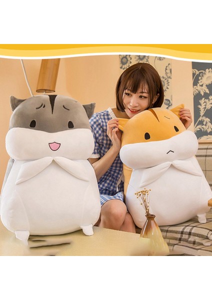 30 cm Hamster Bebek Hayvan Bebek Sevimli Kabarık Hamster Bebek Peluş Oyuncaklar Doldurulmuş Oyuncak Kucaklama En Iyi Doğum Günü Hediyesi Çocuk(C) (Yurt Dışından)