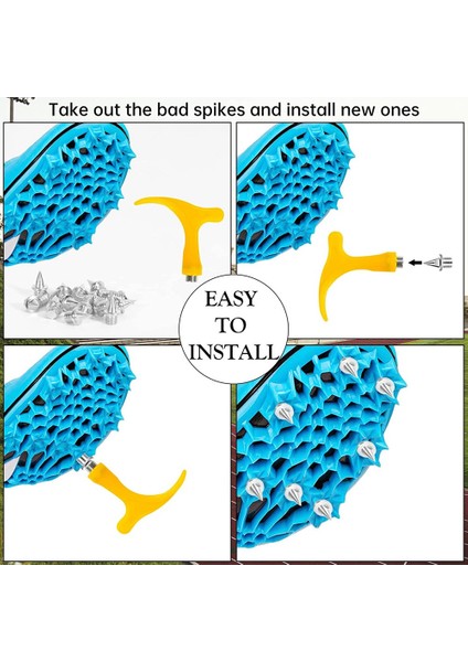 Antrenman Ayakkabıları Için Paslanmaz Çelik Çiviler, Buz Kramponları Için Yedek Çiviler Yürüyüş, Yüksek Atlama Için Çelik Piramit Çiviler (Yurt Dışından) modelleri