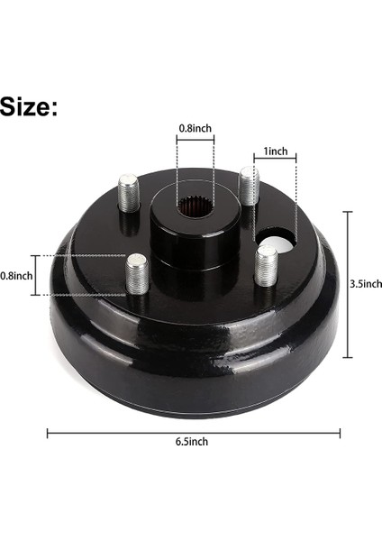 Golf Arabası Fren Kampanası Hub Düzeneği 1982-UP Ezgo Txt Pds Elektrikli Araba (Gazlı Modellere Uygun Değil) 19186G1 19186G1P (Yurt Dışından) fırsatları