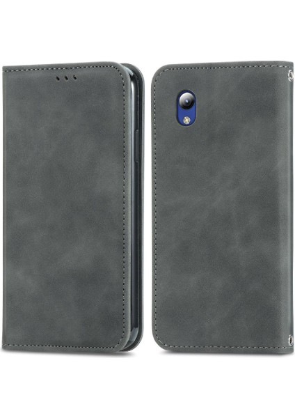 Zte Blade Zte Lite Cüzdan Fermuar Deri Kılıf Basit Iş Için Kılıf (Yurt Dışından)