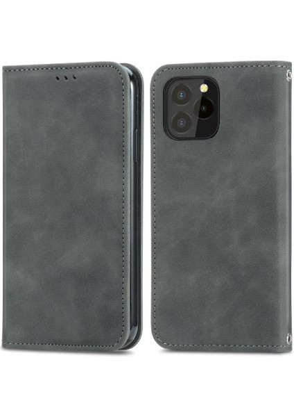 Oukitel C21 Pro Kordon Fermuar Deri Kılıf Cüzdan Için Kılıf Basit (Yurt Dışından)