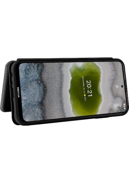 Nokia X10/X20 Kart Ekleme Tam Koruma Manyetik Karbon Için Kılıf (Yurt Dışından)