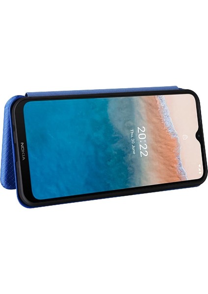 Kart Tutucu Karbon ile Nokia C21 Artı Deri Folio Flip Case Için Kılıf (Yurt Dışından) modelleri