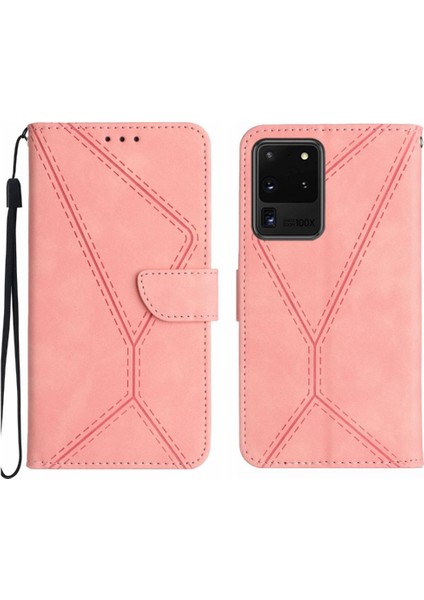 Samsung Galaxy S20 Ultra Telefon Kılıfı Yumuşak Pu Deri Yüksek Kalite (Yurt Dışından)