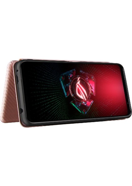 Kart Tutucu Kartı ile Asus Rog Telefon 5 Deri Folio Flip Case Için Kılıf (Yurt Dışından)