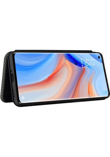 Kart Tutucu Kickstand Kart Ekleme Karbon ile Oppo Reno5 5g Için Kılıf (Yurt Dışından) fiyatları