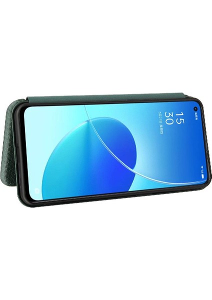 Kart Tutucu Kickstand Tam Koruma Karbon ile Oppo Reno6 5g Için Kılıf (Yurt Dışından) fırsatları