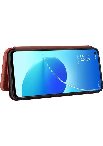 Kart Tutucu Kickstand Tam Koruma Karbon ile Oppo Reno6 5g Için Kılıf (Yurt Dışından) fiyatları