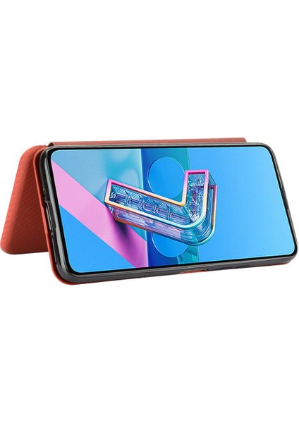 Bdt Shop Asus Zenfone 7 ZS670KS Kart Ekleme Için Kılıf Tam Koruma Deri (Yurt Dışından)