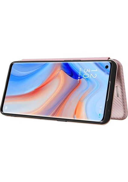 Kart Tutucu Kickstand Kart Ekleme Karbon ile Oppo Reno5 5g Için Kılıf (Yurt Dışından) fiyatları