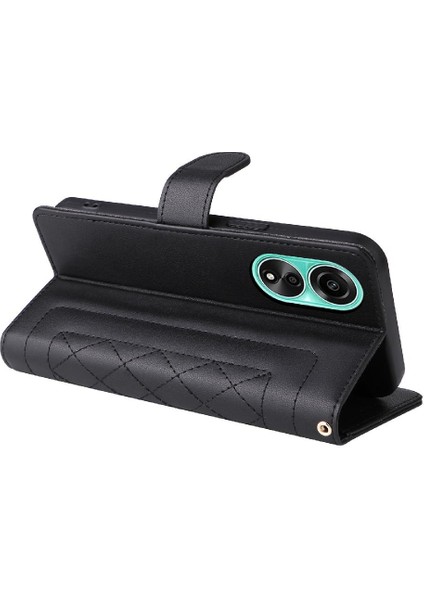 Oppo A78 4g Flip Kapak Için Flip Case Basit Iş Darbeye Deri (Yurt Dışından) modelleri