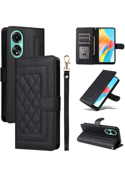 Oppo A78 4g Flip Kapak Için Flip Case Basit Iş Darbeye Deri (Yurt Dışından) indirimleri