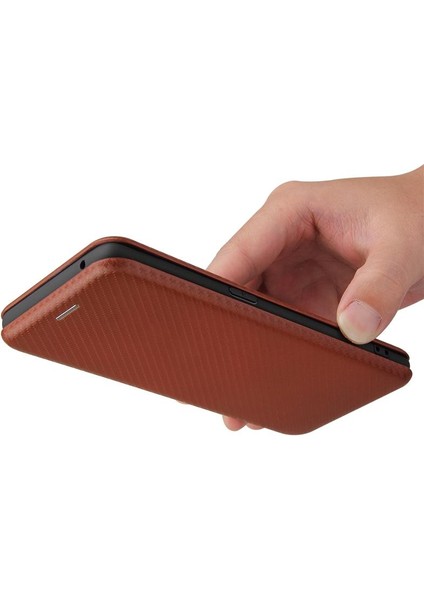 Kart Tutucu Kickstand Kart Ekleme Karbon ile Oppo Reno5 5g Için Kılıf (Yurt Dışından) modelleri