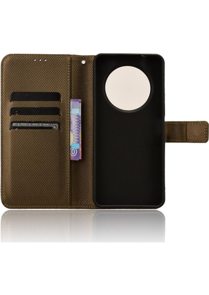 Xiaomi Poco C61 Kapak Manyetik Cüzdan Kart Tutucu Kickstand (Yurt Dışından)