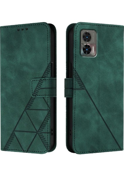 Motorola Kenar 30 Neo Için Kılıf Cüzdan Kapak Çevirin Folio Kitap Koruyucu Pu (Yurt Dışından) indirimleri