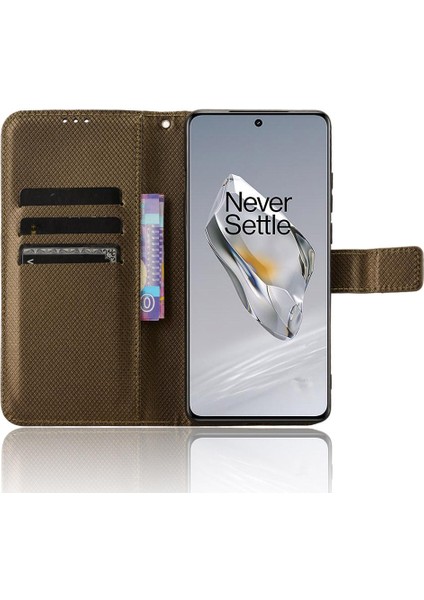 Oneplus 12 Için Kılıf Kart Tutucu Kapak Kickstand Manyetik Cüzdan (Yurt Dışından)