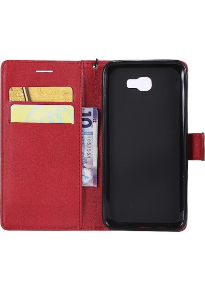 Kart Yuvası Klasik Düz Renk ile Samsung Galaxy J5 Başbakan Için Flip Case (Yurt Dışından) indirimleri