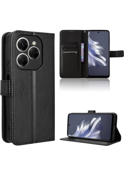Tecno Spark 20 Pro 4g Kart Tutucu Kickstand Kapak Manyetik Cüzdan Için Kılıf (Yurt Dışından)